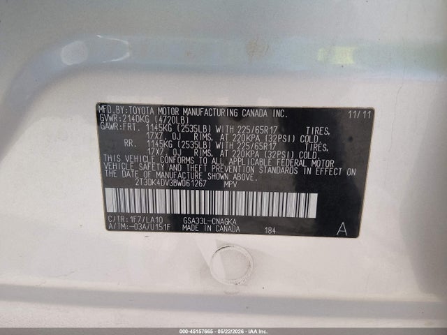 Toyota RAV4 Limited V6