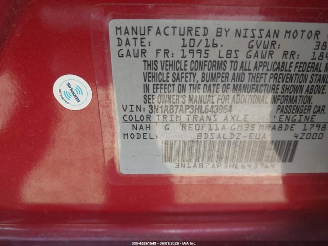 Nissan Sentra Sv