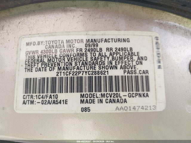Toyota Camry Se V6