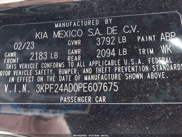 Kia Forte Lxs
