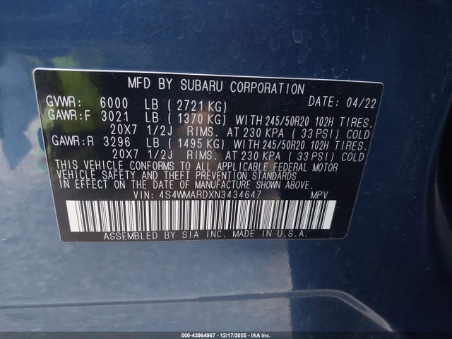 Subaru Ascent Touring