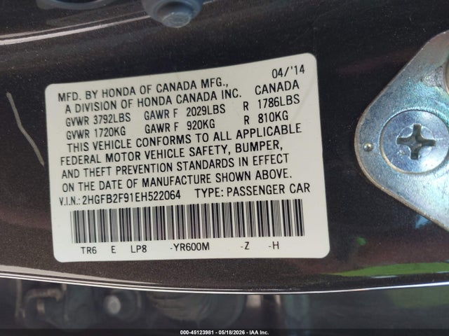 Honda Civic Ex-l