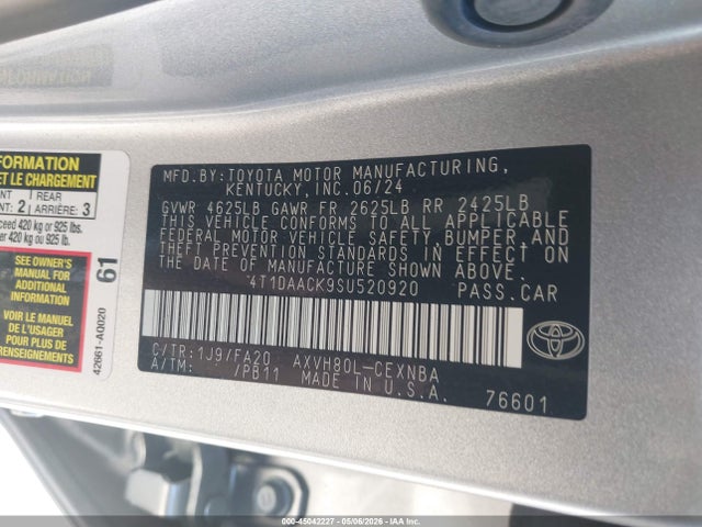 Toyota Camry Le