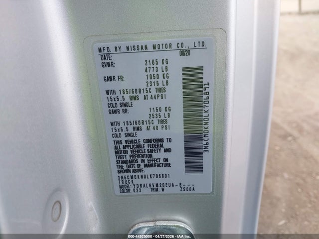 Nissan Nv Sv Xtronic Cvt