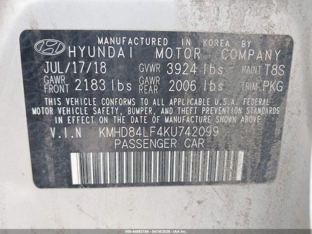 Hyundai ELANTRA Sel