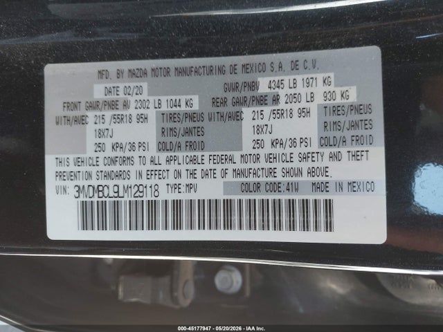 Mazda Cx Select Package