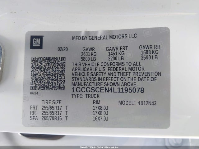 Chevrolet Colorado 2wd  Short Box Lt