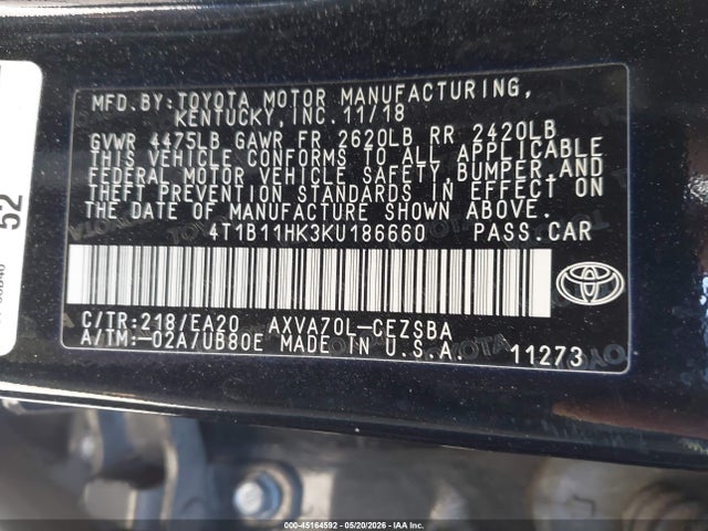 Toyota Camry Se