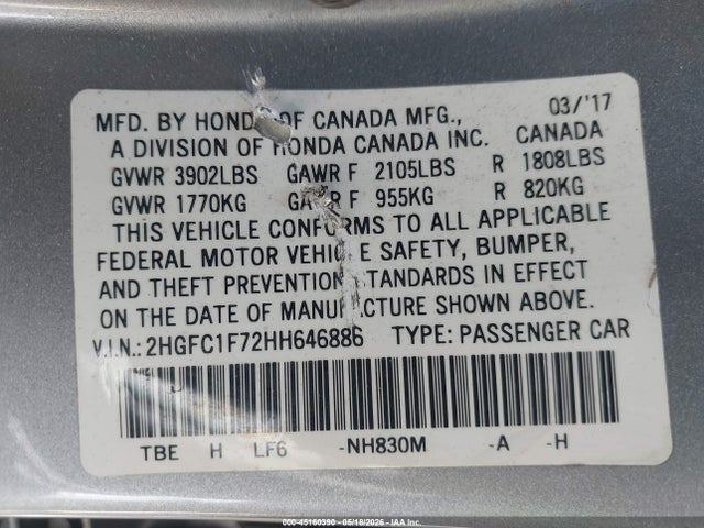 Honda Civic Ex-l