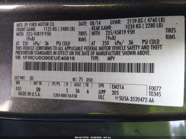Ford Escape Se
