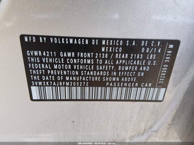 Volkswagen Jetta 2.0l S