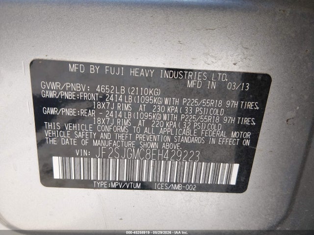 Subaru Forester 2.0xt Touring
