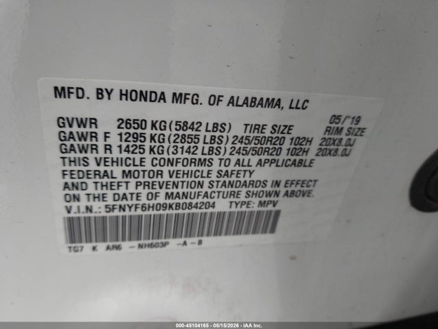 Honda Pilot Elite