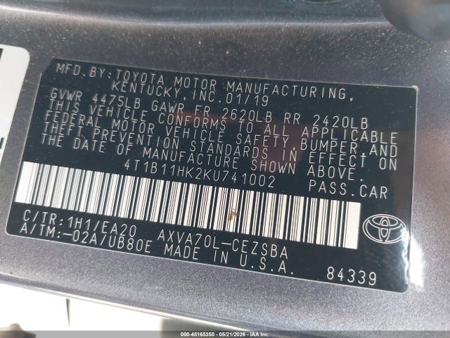 Toyota Camry Se