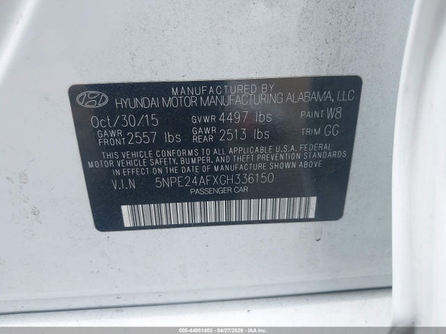 Hyundai SONATA Se