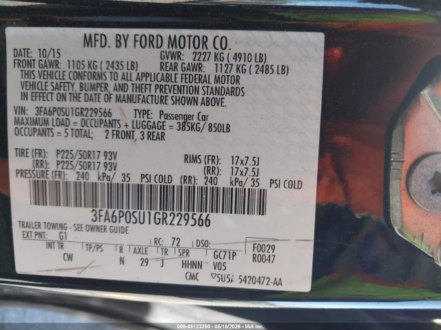 Ford Fusion Titanium