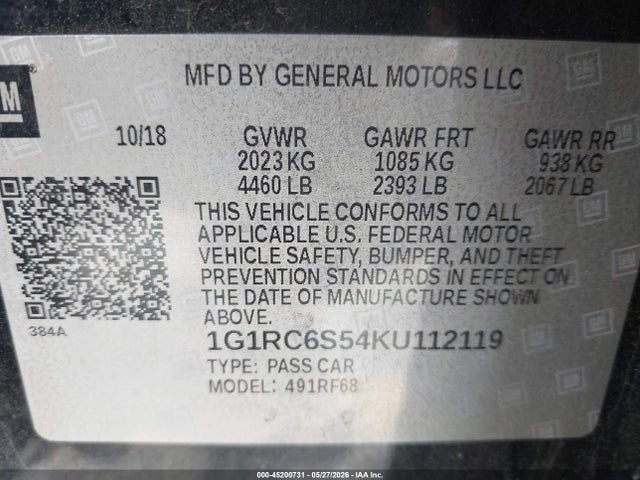 Chevrolet Volt Lt