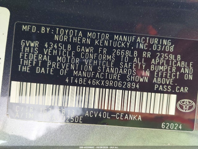 Toyota Camry Le
