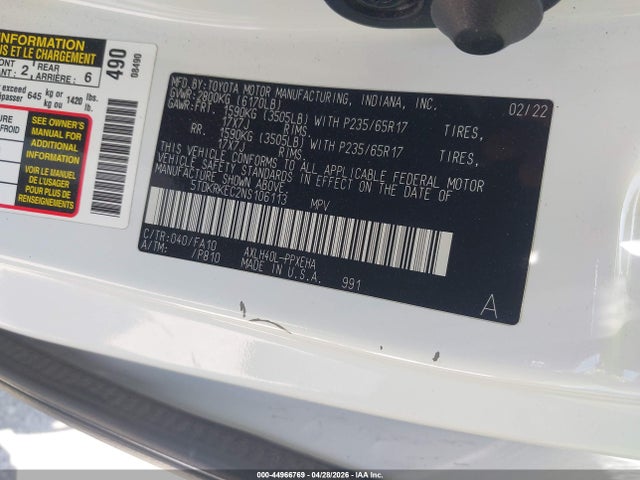 Toyota Sienna Le