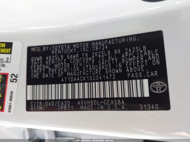 Toyota Camry Se