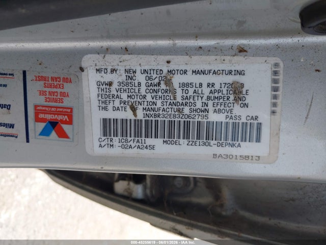 Toyota Corolla Le