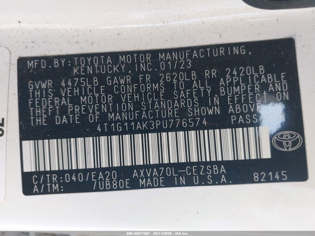 Toyota Camry Se