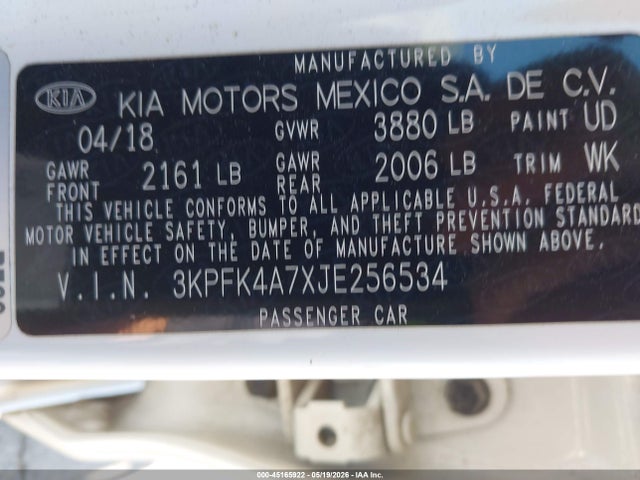 Kia Forte Lx