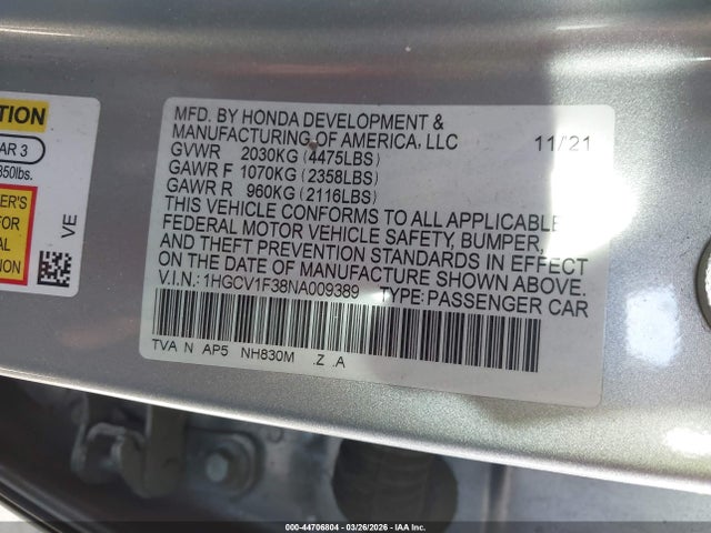 Honda Accord Sport