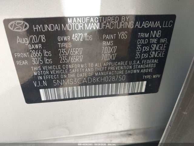 Hyundai SANTA FE Sel