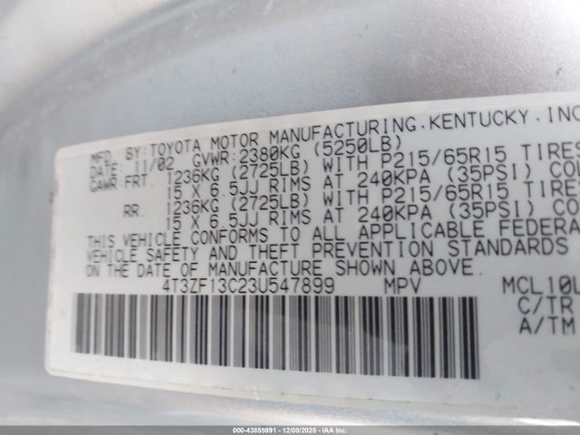 Toyota Sienna Le