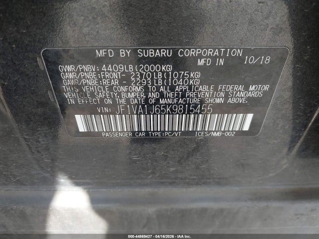 Subaru WRX Limited