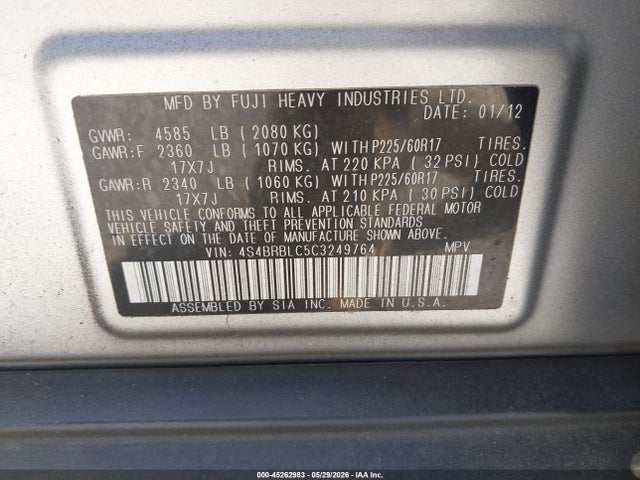 Subaru Outback 2.5i Limited