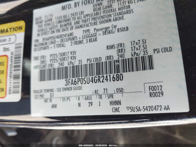Ford Fusion Titanium