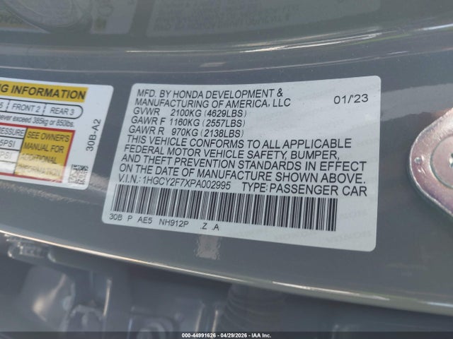 Honda Accord Sport-l