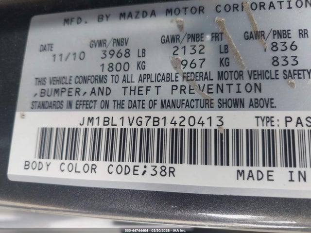 Mazda Mazda3 I Touring