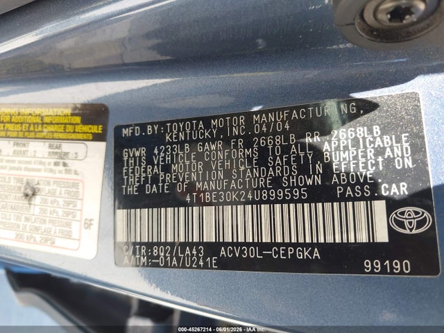 Toyota Camry Xle