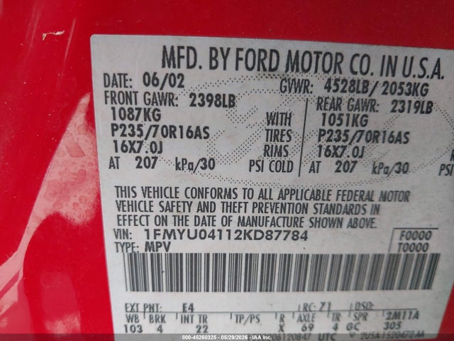 Ford Escape Xlt