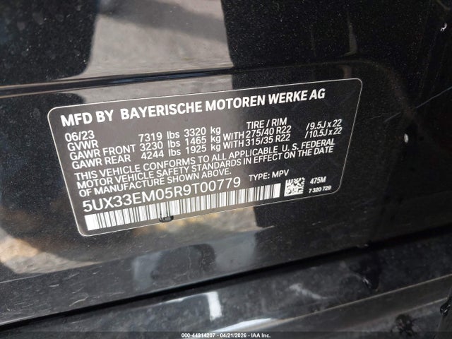 BMW X Series M60i