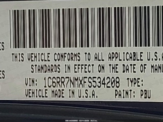 Ram 1500 Laramie