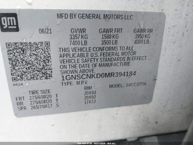 Chevrolet Tahoe 2wd Lt