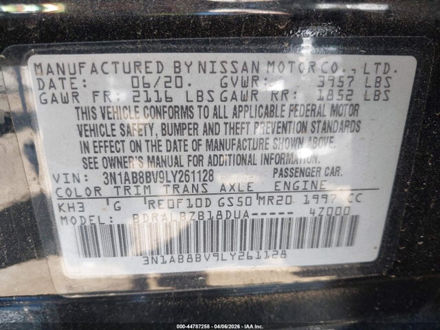Nissan Sentra S Xtronic Cvt