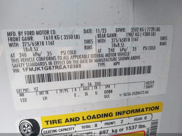 Ford Expedition Xl Max