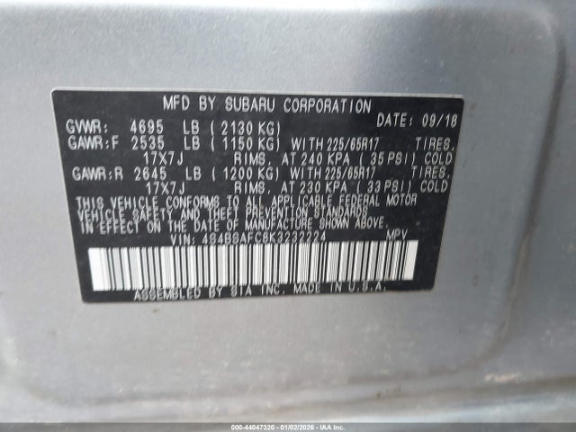 Subaru Outback 2.5i Premium