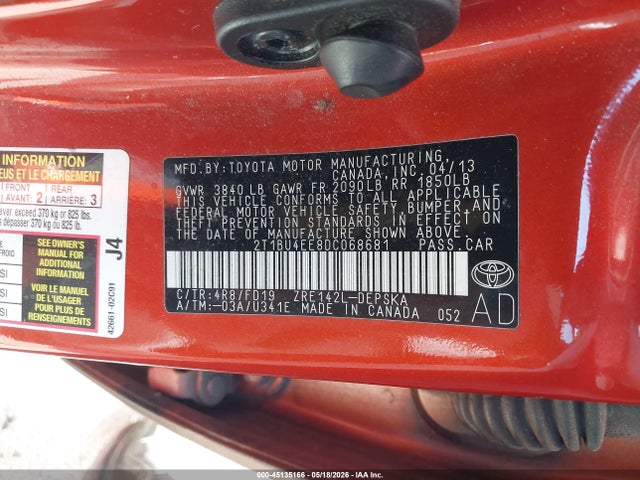 Toyota Corolla S Special Edition
