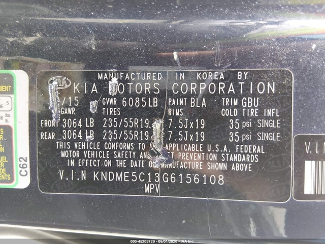 Kia Sedona Sx Luxury