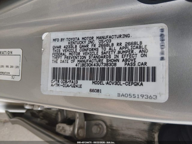 Toyota Camry Xle
