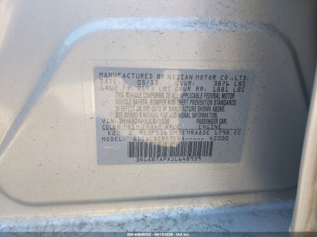 Nissan Sentra Sv