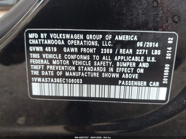 Volkswagen Passat 1.8t Wolfsburg Edition