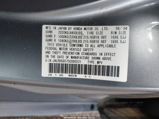 Honda CR-V Lx
