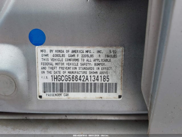 Honda Accord 2.3 Ex
